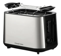 Russell Hobbs Toaster 27390-56 silber schwarz Edelstahl B/H/L: ca. 17,4x22,6x29,3 cm