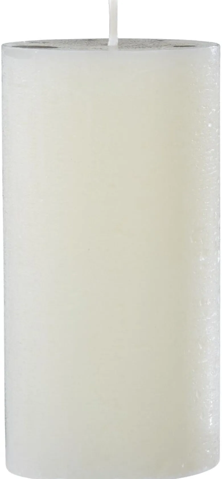 Rustic-Kerze beige B/H/L/D: ca. 6,8x13x6,8x6,8 cm