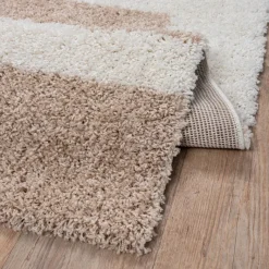 Sanat Hochflorteppich MILANO beige B/L: ca. 80x150 cm