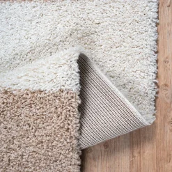 Sanat Hochflorteppich MILANO beige B/L: ca. 80x150 cm