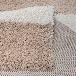 Sanat Hochflorteppich MILANO beige B/L: ca. 80x150 cm