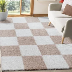 Sanat Hochflorteppich MILANO beige B/L: ca. 200x290 cm
