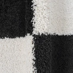 Sanat Hochflorteppich MILANO schwarz B/L: ca. 160x230 cm