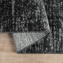 Sanat Kurzflorteppich OSLO schwarz B/L: ca. 80x200 cm