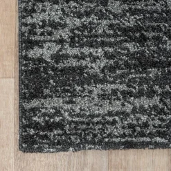 Sanat Kurzflorteppich OSLO schwarz B/L: ca. 80x200 cm