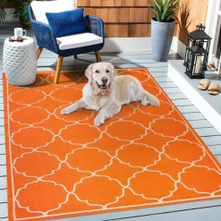 Sanat Outdoorteppich BERLIN orange B/L: ca. 120x170 cm