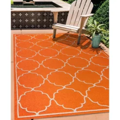 Sanat Outdoorteppich BERLIN orange B/L: ca. 120x170 cm