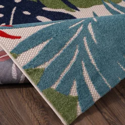 Sanat Outdoorteppich FLORAL bunt B/L: ca. 60x110 cm