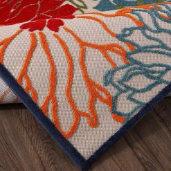 Sanat Outdoorteppich FLORAL bunt B/L: ca. 200x290 cm