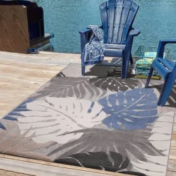 Sanat Outdoorteppich FLORAL beige B/L: ca. 80x200 cm