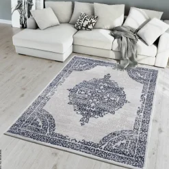 Sanat Teppich Evra hellgrau B/L: ca. 80x300 cm