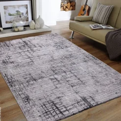 Sanat Teppich Evra hellgrau B/L: ca. 80x300 cm