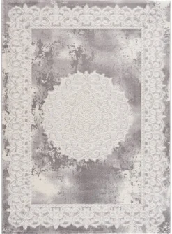 Sanat Teppich Harmony hellgrau B/L: ca. 80x300 cm