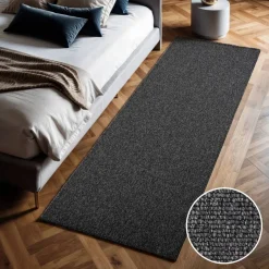 Sanat Teppich LORA PLUS anthrazit B/L: ca. 80x300 cm