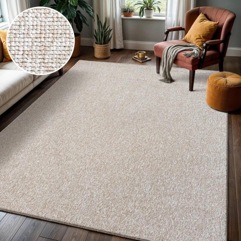Sanat Teppich LORA PLUS beige B/L: ca. 120x170 cm
