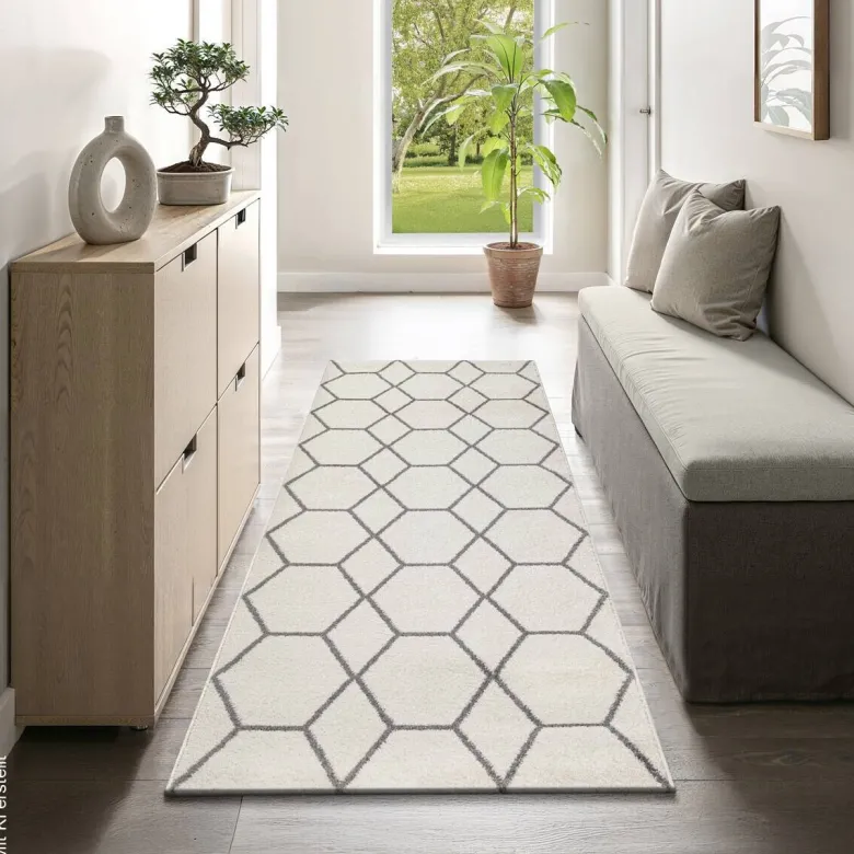 Sanat Teppich Trellis creme B/L: ca. 80x200 cm