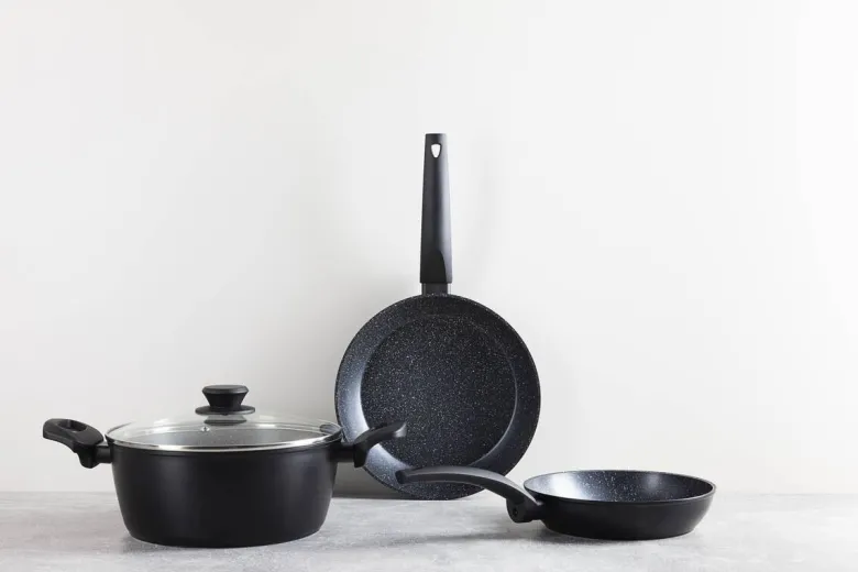 SAN IGNACIO Kochgeschirrset Tormes schwarz Aluminium 4 tlg.