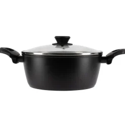 SAN IGNACIO Kochgeschirrset Tormes schwarz Aluminium 4 tlg.