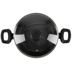 SAN IGNACIO Kochgeschirrset Tormes schwarz Aluminium 4 tlg.