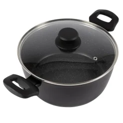SAN IGNACIO Kochgeschirrset Tormes schwarz Aluminium 4 tlg.