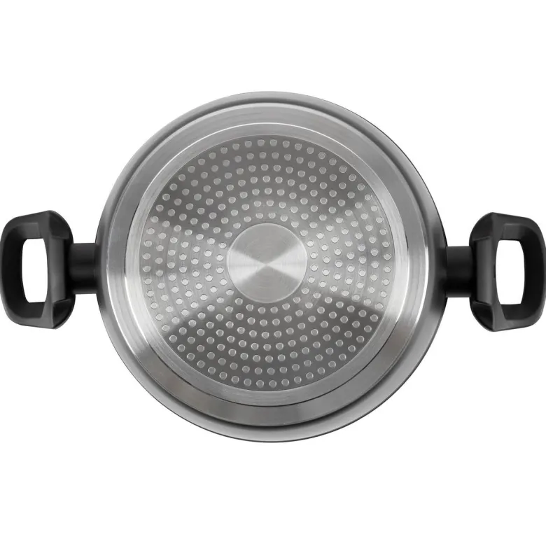 SAN IGNACIO Kochgeschirrset Tormes schwarz Aluminium 4 tlg.