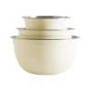 SAN IGNACIO Schalenset Natur beige Edelstahl