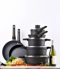 SAN IGNACIO Topfset BISTRO silber Aluminium 3 tlg.