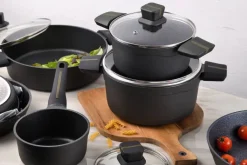 SAN IGNACIO Topfset BISTRO silber Aluminium 3 tlg.