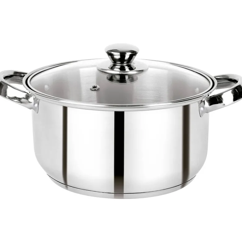 SAN IGNACIO Topfset Lexia silber Edelstahl 9 tlg.