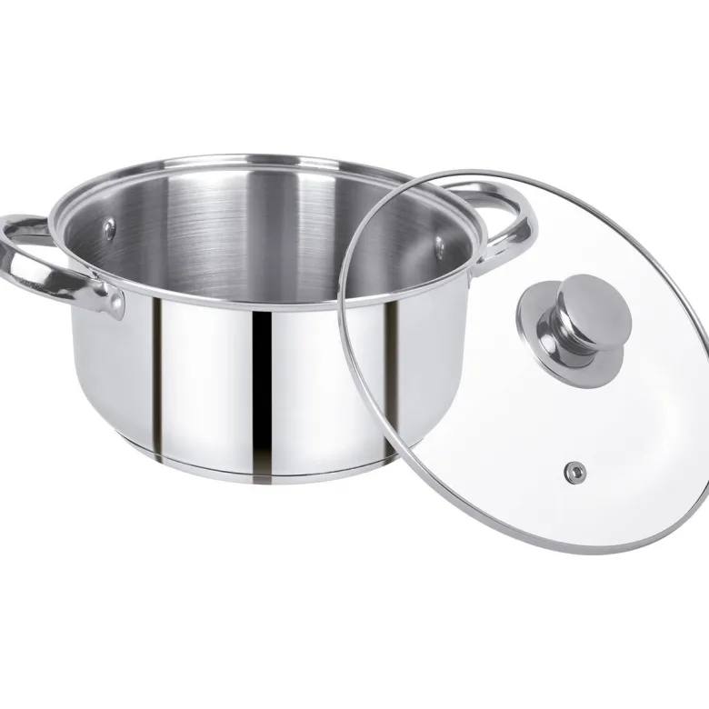 SAN IGNACIO Topfset Lexia silber Edelstahl 9 tlg.