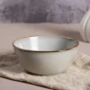 Schale beige Steinzeug D: ca. 15,2 cm