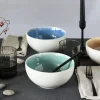 Schale bunt Steinzeug