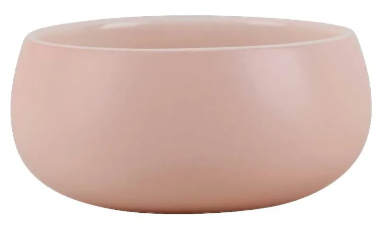 Schale rosa Steinzeug D: ca. 12,5 cm