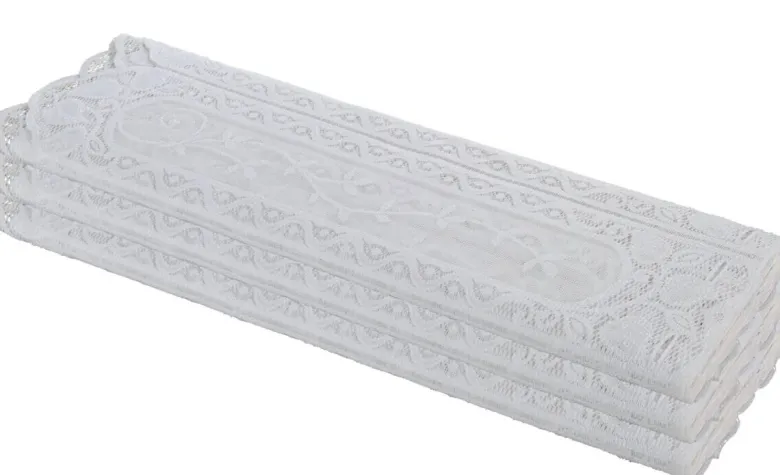 Scheibengardinen-Meterware Böbing weiß H: ca. 60 cm
