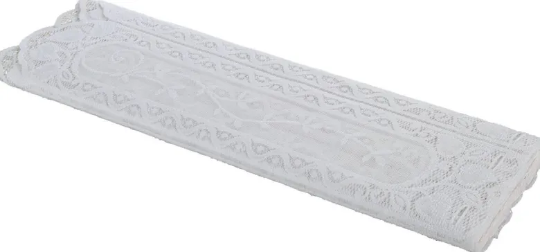 Scheibengardinen-Meterware Böbing weiß H: ca. 60 cm