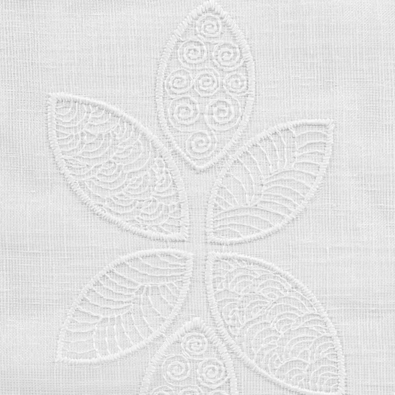 Scheibengardinen-Meterware weiß H: ca. 30 cm