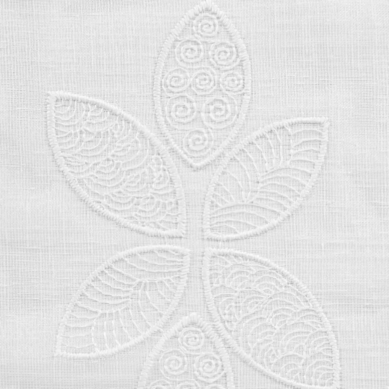 Scheibengardinen-Meterware weiß H: ca. 50 cm