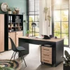 Schiebetürenschrank Aino Eiche B/H/T: ca. 100x83,6x41 cm