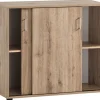Schiebetürenschrank Niels Eiche B/H/T: ca. 100x83,6x41 cm