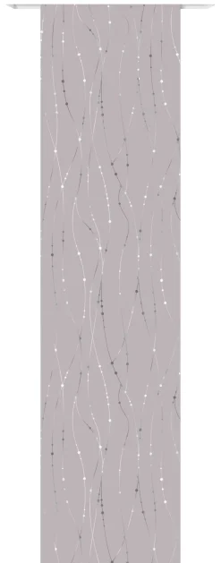 Schiebevorhang New Point silber B/L: ca. 60x245 cm
