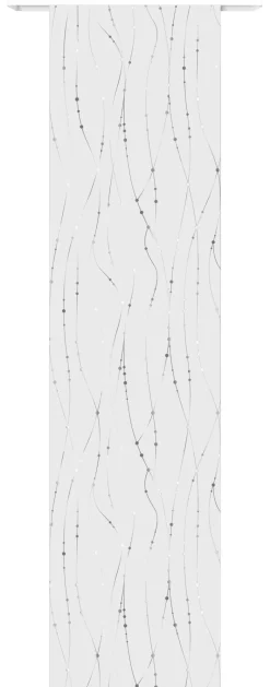 Schiebevorhang New Point weiß B/L: ca. 60x245 cm