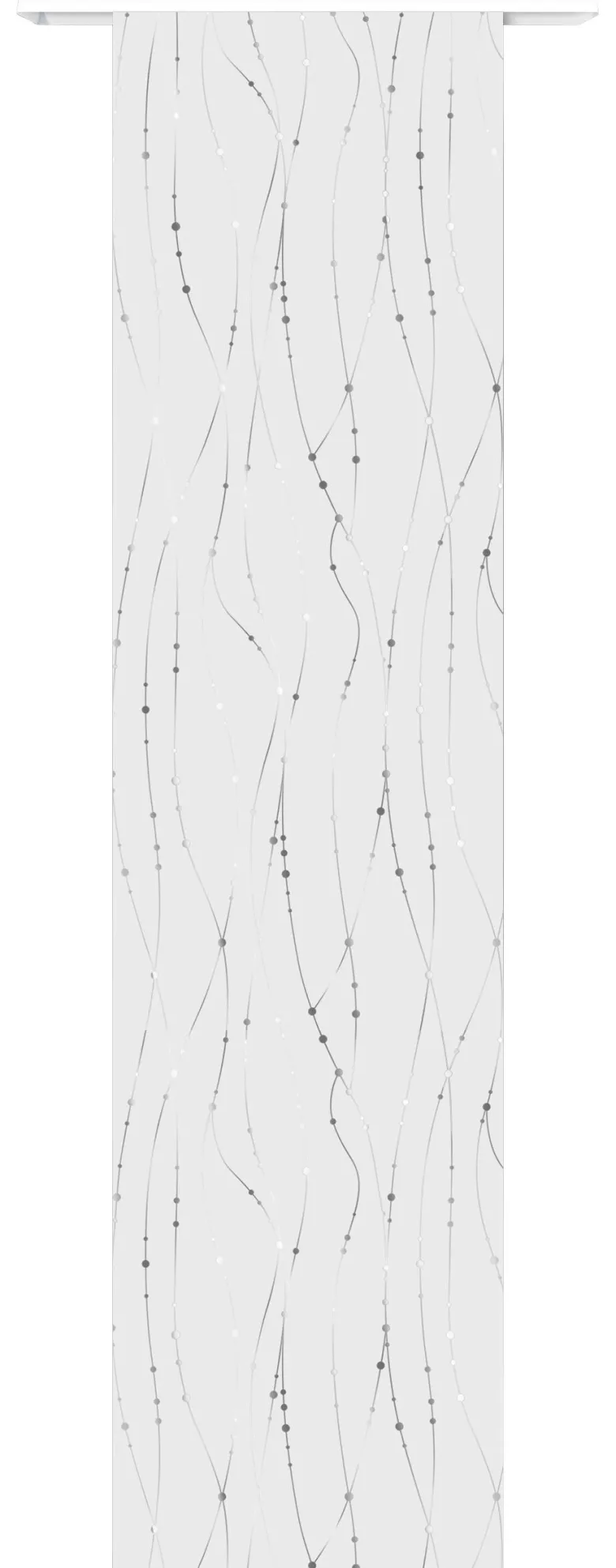Schiebevorhang New Point weiß B/L: ca. 60x245 cm