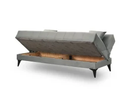 Schlafsofa Action grau B/H/T: ca. 192x86x84 cm