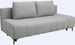 Schlafsofa Alicante hellgrau Webstoff B/H/T: ca. 195x88x95 cm