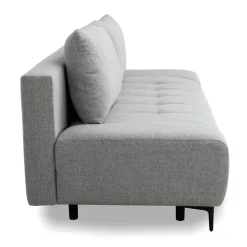 Schlafsofa Alicante hellgrau Webstoff B/H/T: ca. 195x88x95 cm