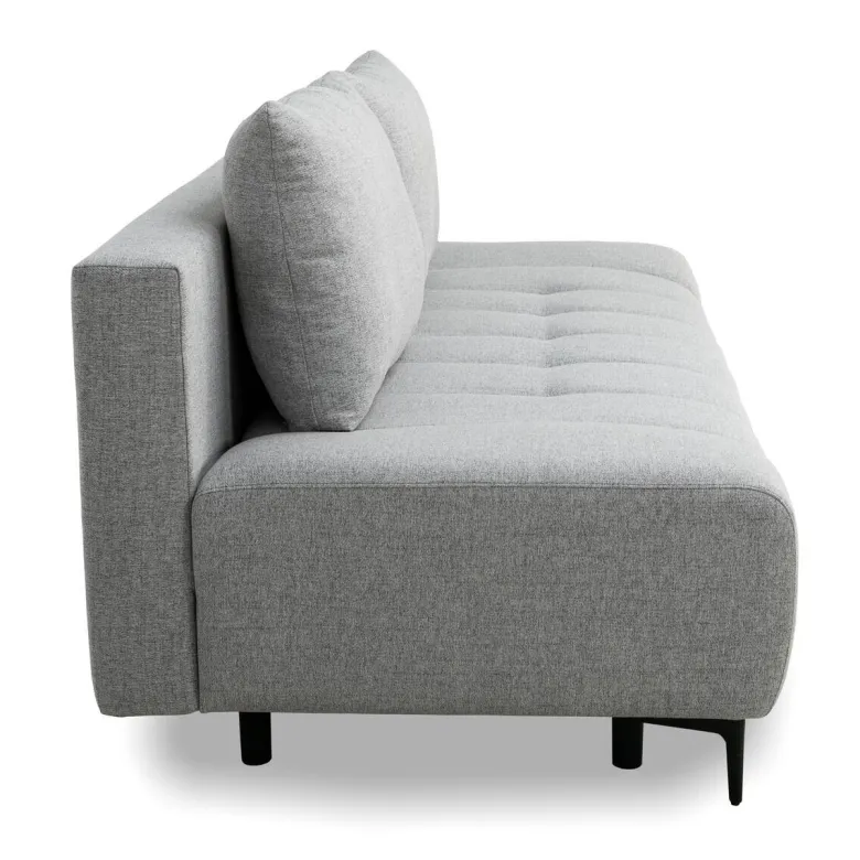 Schlafsofa Alicante hellgrau Webstoff B/H/T: ca. 195x88x95 cm