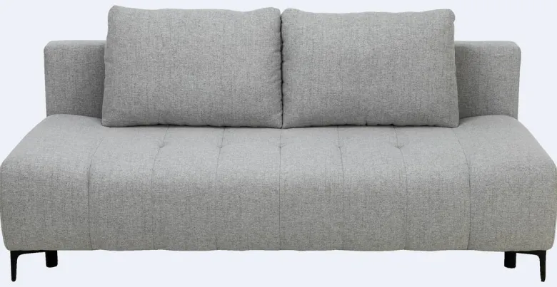 Schlafsofa Alicante hellgrau Webstoff B/H/T: ca. 195x88x95 cm