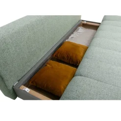 Schlafsofa Alicante salbei Webstoff B/H/T: ca. 195x88x95 cm