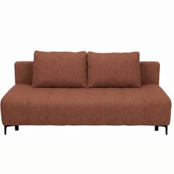 Schlafsofa Alicante terracotta Webstoff B/H/T: ca. 195x88x95 cm