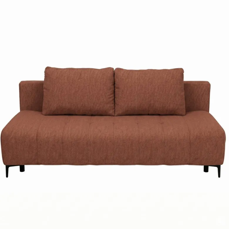 Schlafsofa Alicante terracotta Webstoff B/H/T: ca. 195x88x95 cm